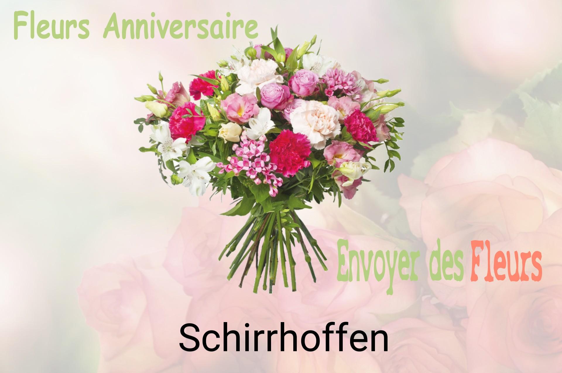 Bouquet de fleurs d’anniversaire livré à Schirrhoffen